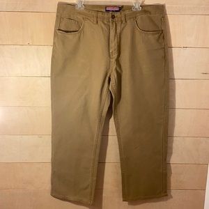 Vineyard Vines Mens Khaki Jean Pants 38x28